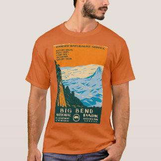 Camiseta Parque Nacional Big Bend Vintage WPA Chihuahuan La