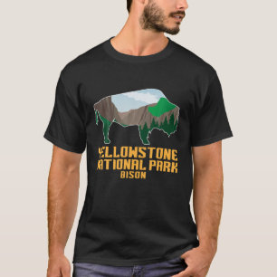 Camiseta Parque Nacional Bison USA Park Yellowstone
