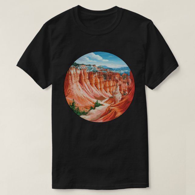 Camiseta Parque Nacional Bryce Canyon (Frente do Design)