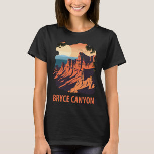 Camiseta Parque Nacional Bryce Canyon Viagem Vermelha