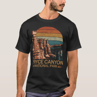Camiseta Parque Nacional Bryce Canyon Vintage Hiking Bryce