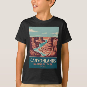 Camiseta Parque Nacional Canyonlands Acampamento Vintage Hi