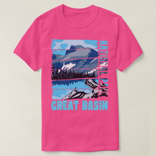Camiseta Parque Nacional da Bacia excelente Nevada (Frente do Design)