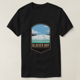 Camiseta Parque nacional da baía de geleira e preservaçã