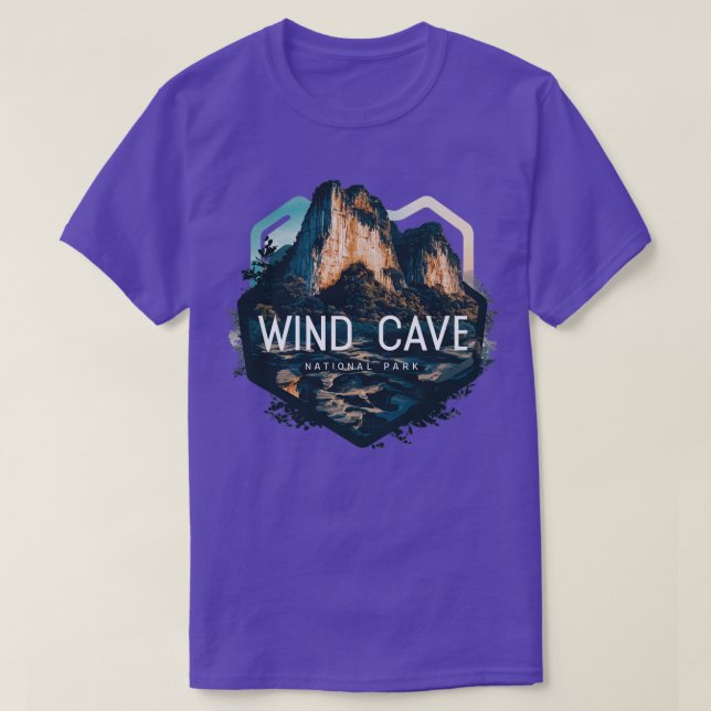 Camiseta Parque Nacional da Caverna Eólica 2 (Frente do Design)