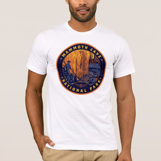 Camiseta Parque Nacional da Caverna Mammoth (Frente)
