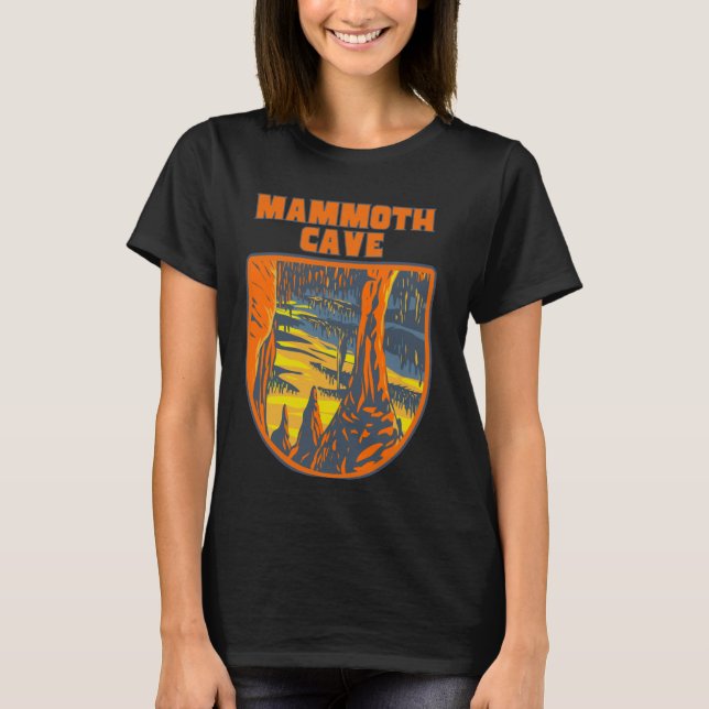 Camiseta Parque Nacional da Caverna Mammoth (Frente)