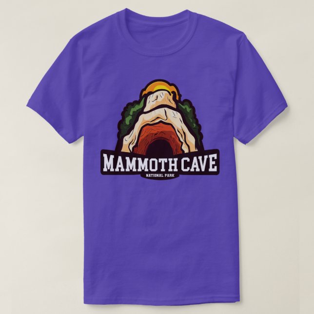 Camiseta Parque Nacional da Caverna Mammoth (Frente do Design)
