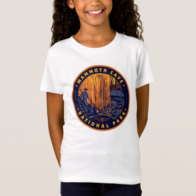 Camiseta Parque Nacional da Caverna Mammoth (Frente)