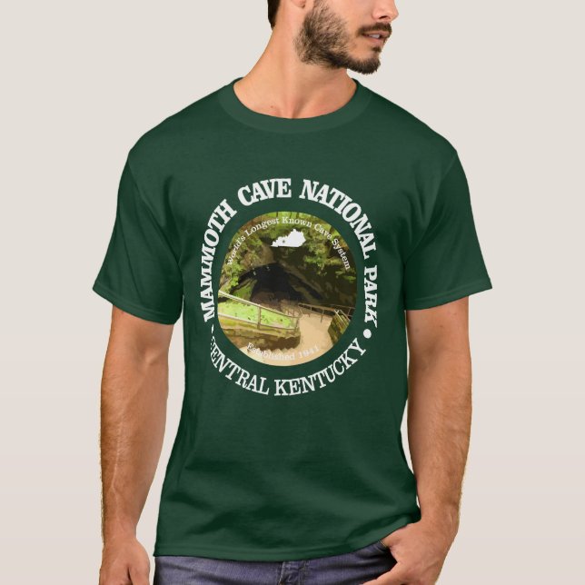 Camiseta Parque Nacional da Caverna Mammoth (Frente)