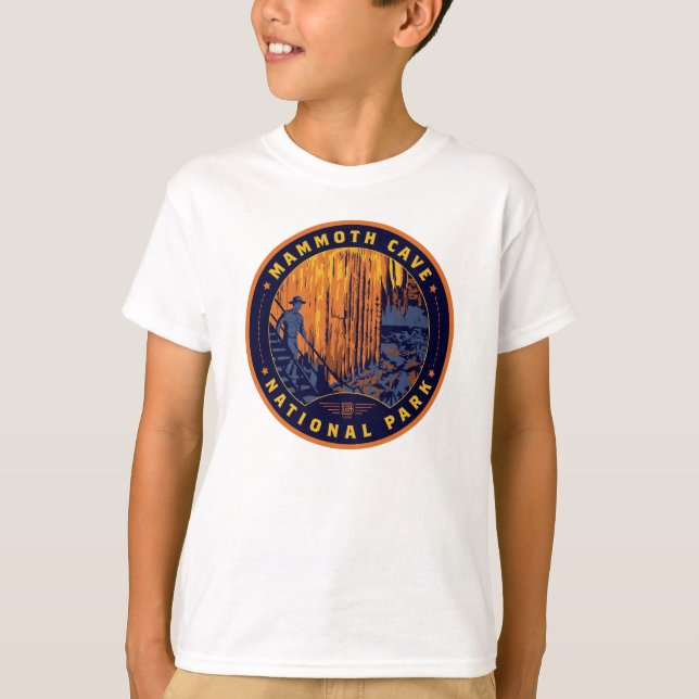 Camiseta Parque Nacional da Caverna Mammoth (Frente)