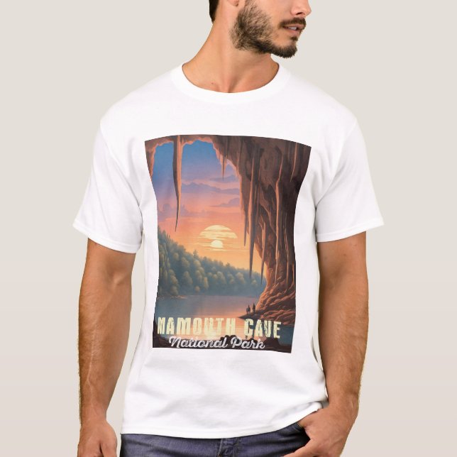 Camiseta parque nacional da caverna mamute (Frente)