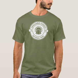 Camiseta Parque Nacional da Floresta Saguaro - Árvores Sun