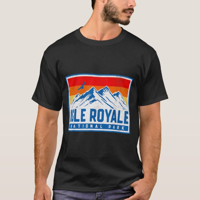 Camiseta parque nacional da ilha real  (Frente)