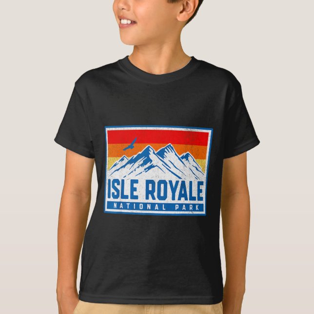 Camiseta parque nacional da ilha real  (Frente)