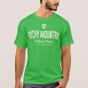 Camiseta Parque Nacional da Montanha Rochosa 1915