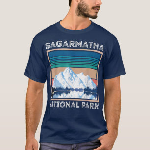 Camiseta Parque Nacional da Neve Sagarmatha Everest Tibete 