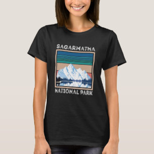 Camiseta Parque Nacional da Neve Sagarmatha Everest Tibete