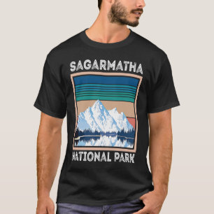 Camiseta Parque Nacional da Neve Sagarmatha Everest Tibete 