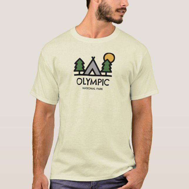 Camiseta Parque Nacional da olimpiadas (Frente)