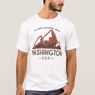 Camiseta Parque Nacional da Olimpiadas Vintage
