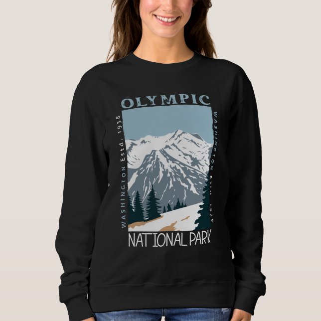 Camiseta Parque Nacional da olimpiadas, Washington (Frente)