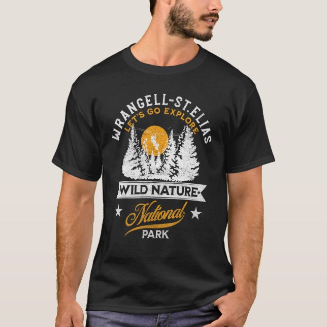 Camiseta Parque Nacional da Rua Wrangell Elias (Frente)