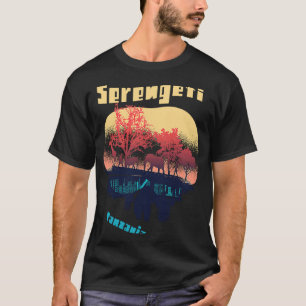 Camiseta Parque Nacional da Tanzânia Serengeti África Safar