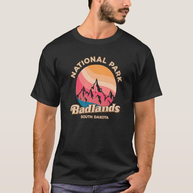 Camiseta Parque Nacional das Badlands USA (Frente)