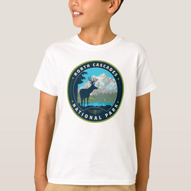 Camiseta Parque Nacional das Cascades do Norte (Frente)
