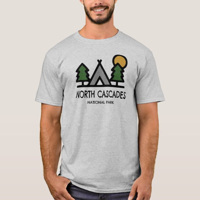 Camiseta Parque Nacional das Cascades do Norte (Frente)