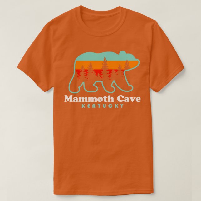 Camiseta Parque Nacional das Cavernas de Mammoth Souvenirs  (Frente do Design)