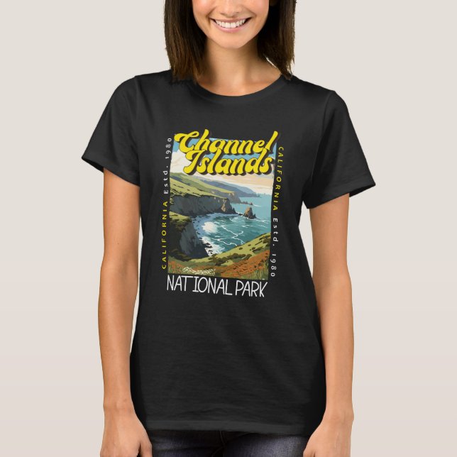 Camiseta Parque Nacional das Ilhas Anglo-Normandas (Frente)