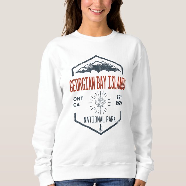 Camiseta Parque Nacional das Ilhas da Baía Georgiana, Canad (Frente)