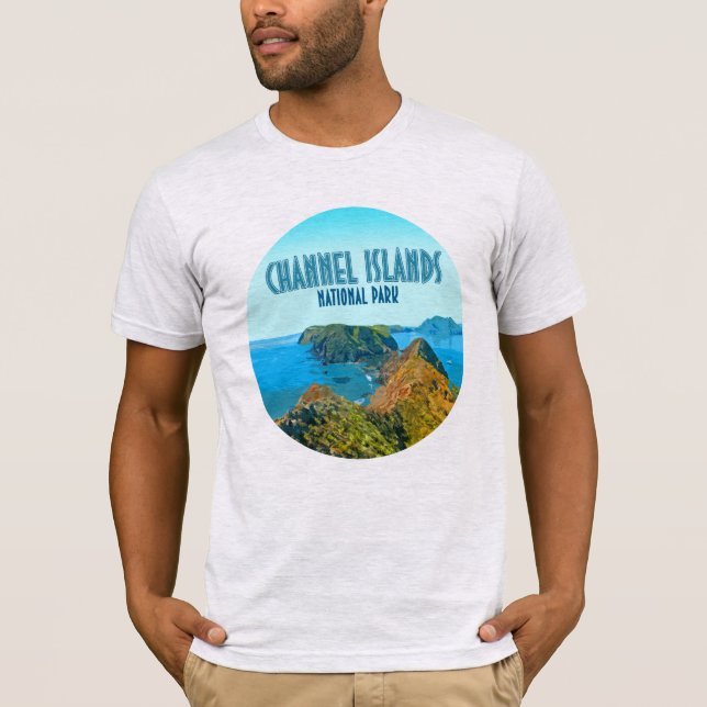 Camiseta Parque Nacional das Ilhas do Canal California Vint (Frente)