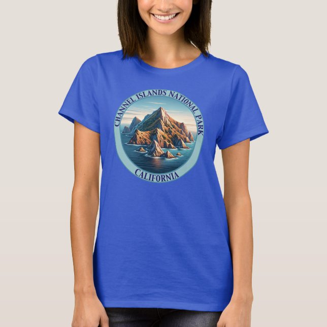Camiseta Parque Nacional das Ilhas do Canal da Califórnia (Frente)