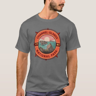 Camiseta Parque Nacional das Ilhas do Canal Emblem