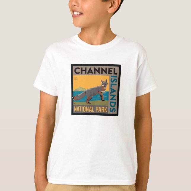 Camiseta Parque Nacional das Ilhas do Canal | Raposa (Frente)