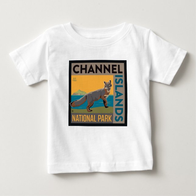 Camiseta Parque Nacional das Ilhas do Canal | Raposa (Frente)