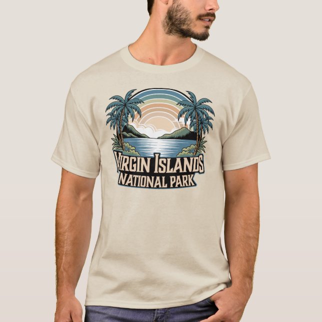 Camiseta Parque Nacional das Ilhas Virgens (Frente)