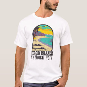Camiseta Parque Nacional das Ilhas Virgens - Baía de Trunk