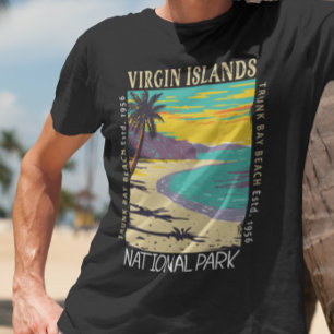 Camiseta Parque Nacional das Ilhas Virgens - Baía do Trunk 
