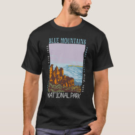 Camiseta Parque Nacional das Montanhas Azuis, Austrália, De