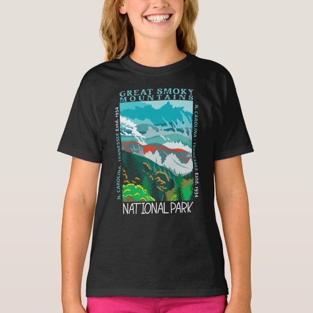 Camiseta Parque Nacional das Montanhas do Enfumaçado excele (Frente)