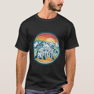 Camiseta Parque Nacional das Montanhas do Urso de Proteção