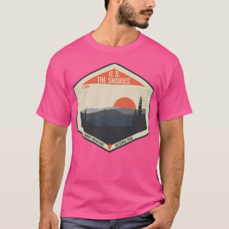 Camiseta Parque Nacional das Montanhas enfumaçados