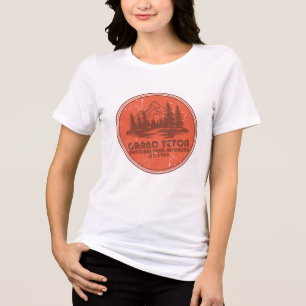 Camiseta Parque Nacional das Montanhas Grand Teton Wyoming