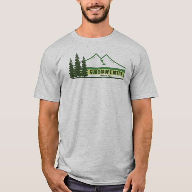 Camiseta Parque Nacional das Montanhas Guadalupe (Frente)