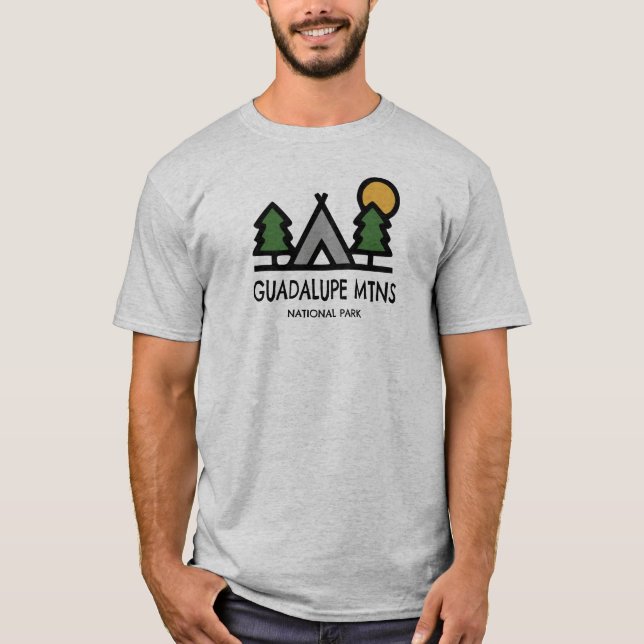 Camiseta Parque Nacional das Montanhas Guadalupe (Frente)