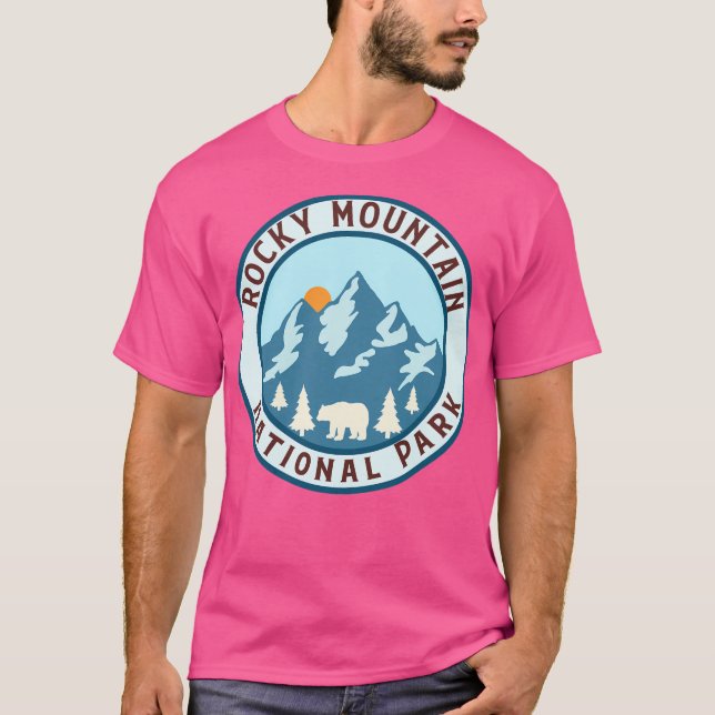 Camiseta Parque Nacional das Montanhas Rochosas (Frente)